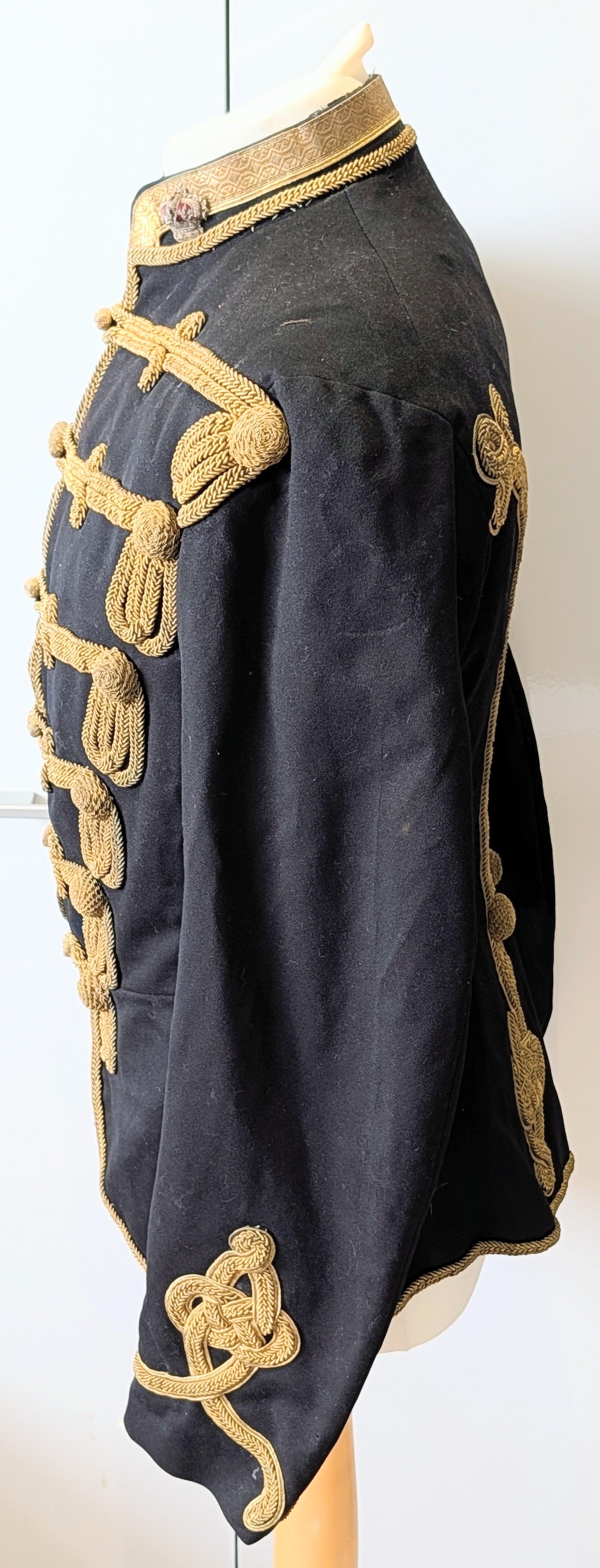 SOLD! Beautiful Victorian 11th Hussars Full Dress Frogged Jacket & Crossbelt 1870-80 Zulu War period