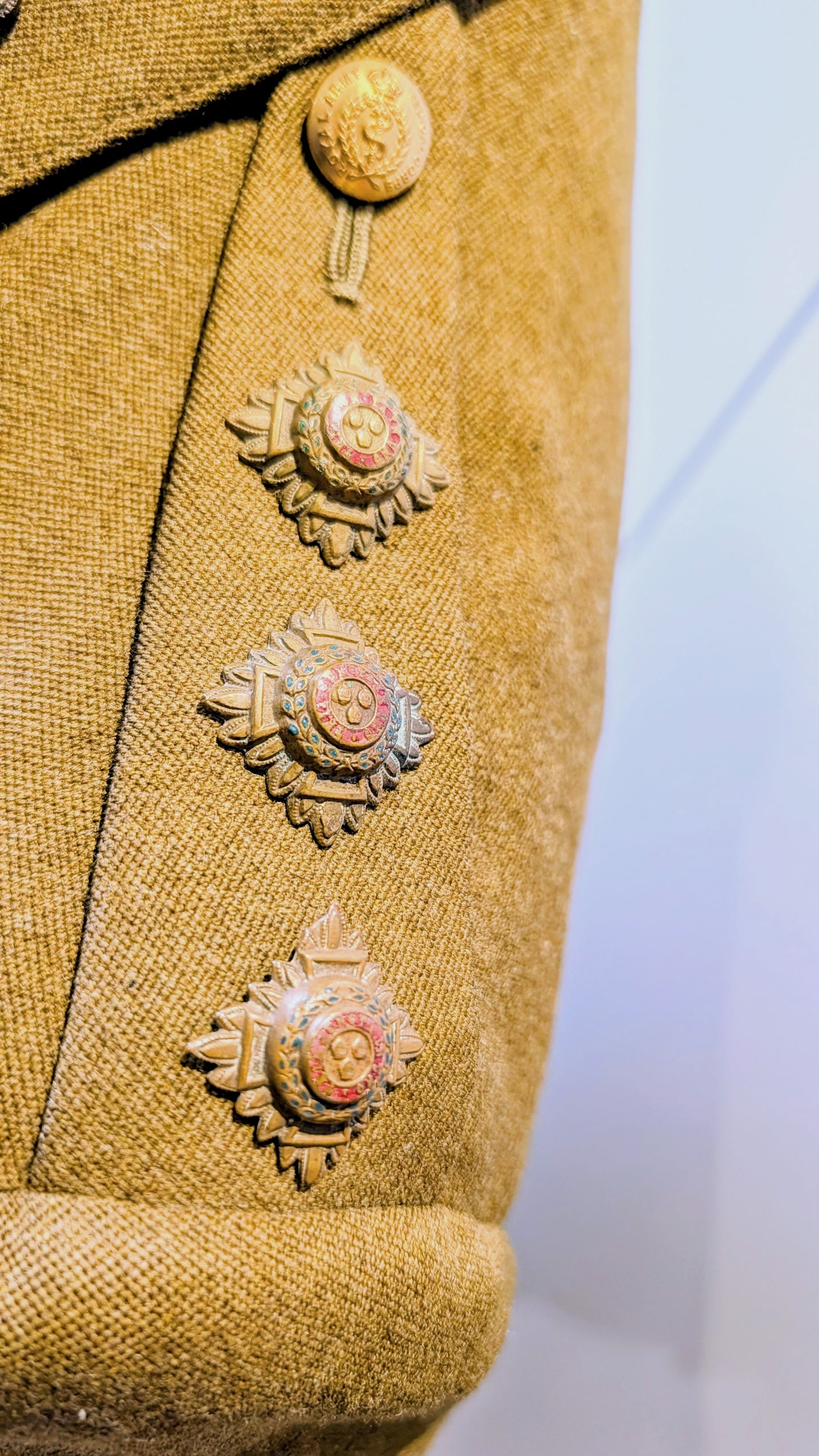 WW1 British Army Captain's Uniform Jacket Royal Army Medical Corps RAMC Named