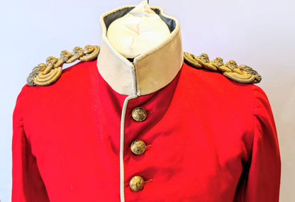 Pre WW1 Highland Light Infantry HLI Captain's Scarlet Mess Dress Jacket