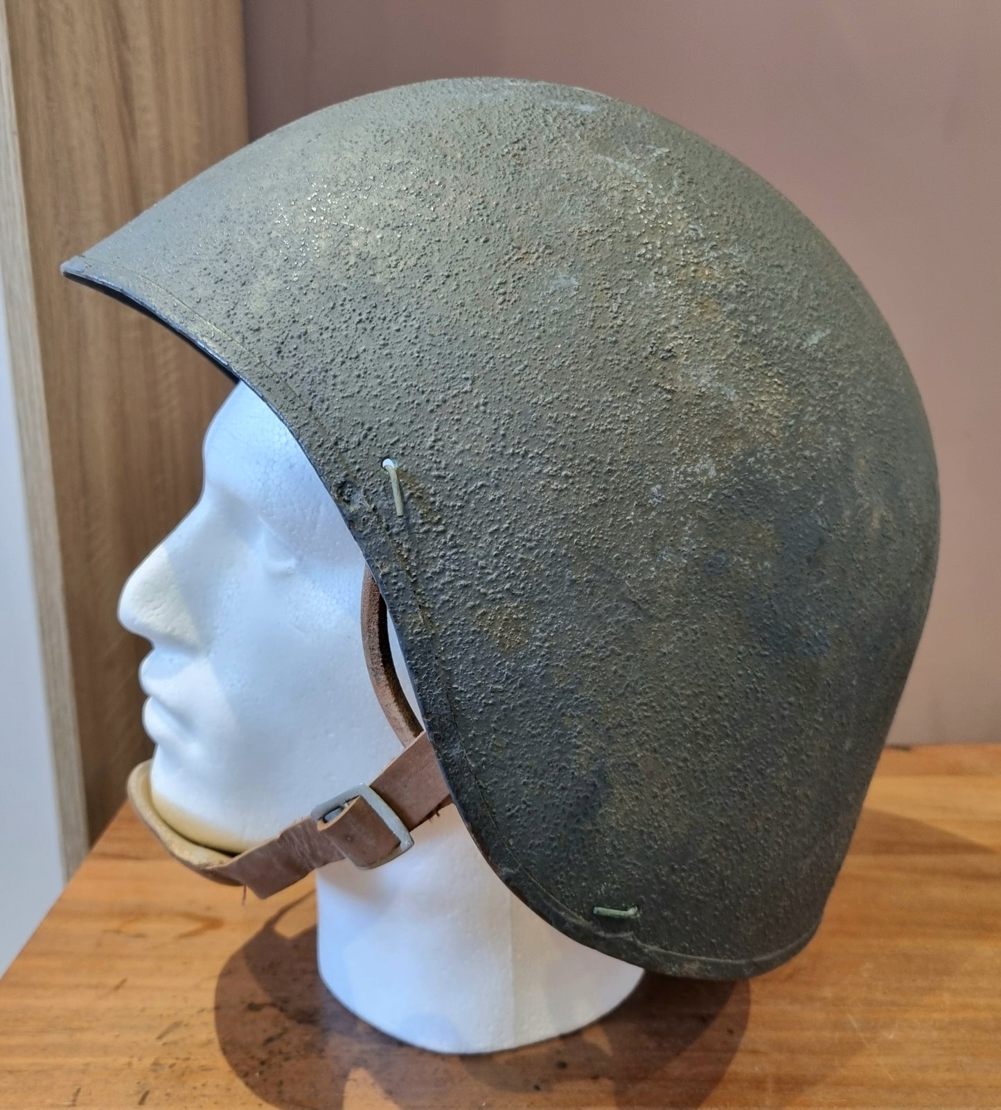 WW2 US Navy MK2 Talker Helmet Complete With Original Chinstrap