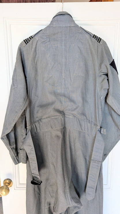 SOLD! Royal Air Force RAF Mk2 / Mk2a Sqn Ldr Pilot Flying Suit 1960 101 Sqn
