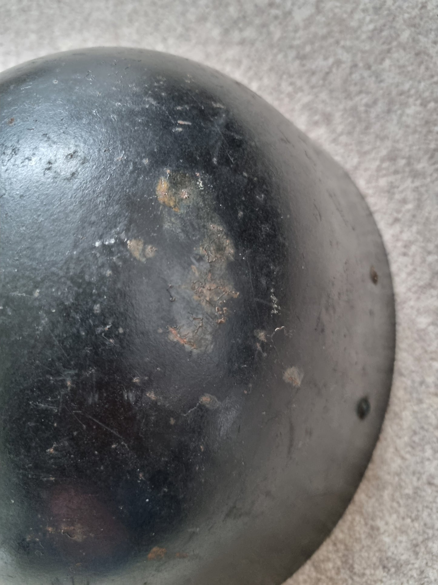 SOLD! Post-War Reused WW2 Czechoslovakian Vz32 Helmet