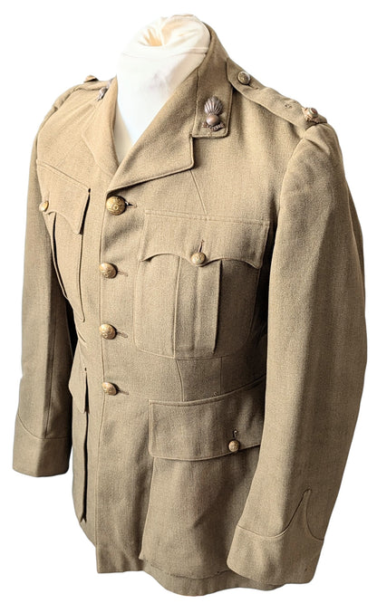 WW2 1939 British Army Royal Artillery 2nd Lieutenant Jacket Named