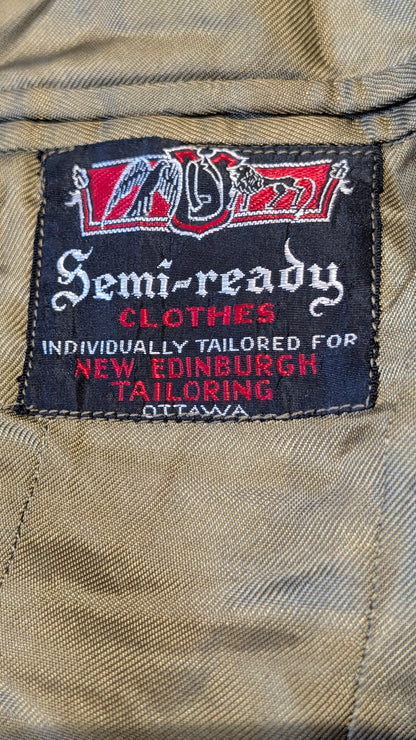 WW2 Royal Canadian Army Major's Tropical Khaki Dress Jacket, Named & dated 1942