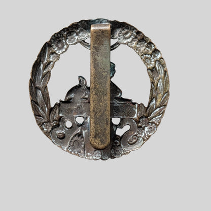 South Wales Borders NCOs Bimetal Cap Badge - 2 Part Construction