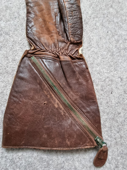 WW2 1941 Pattern RAF Flying Gloves, Air Ministry Stamped