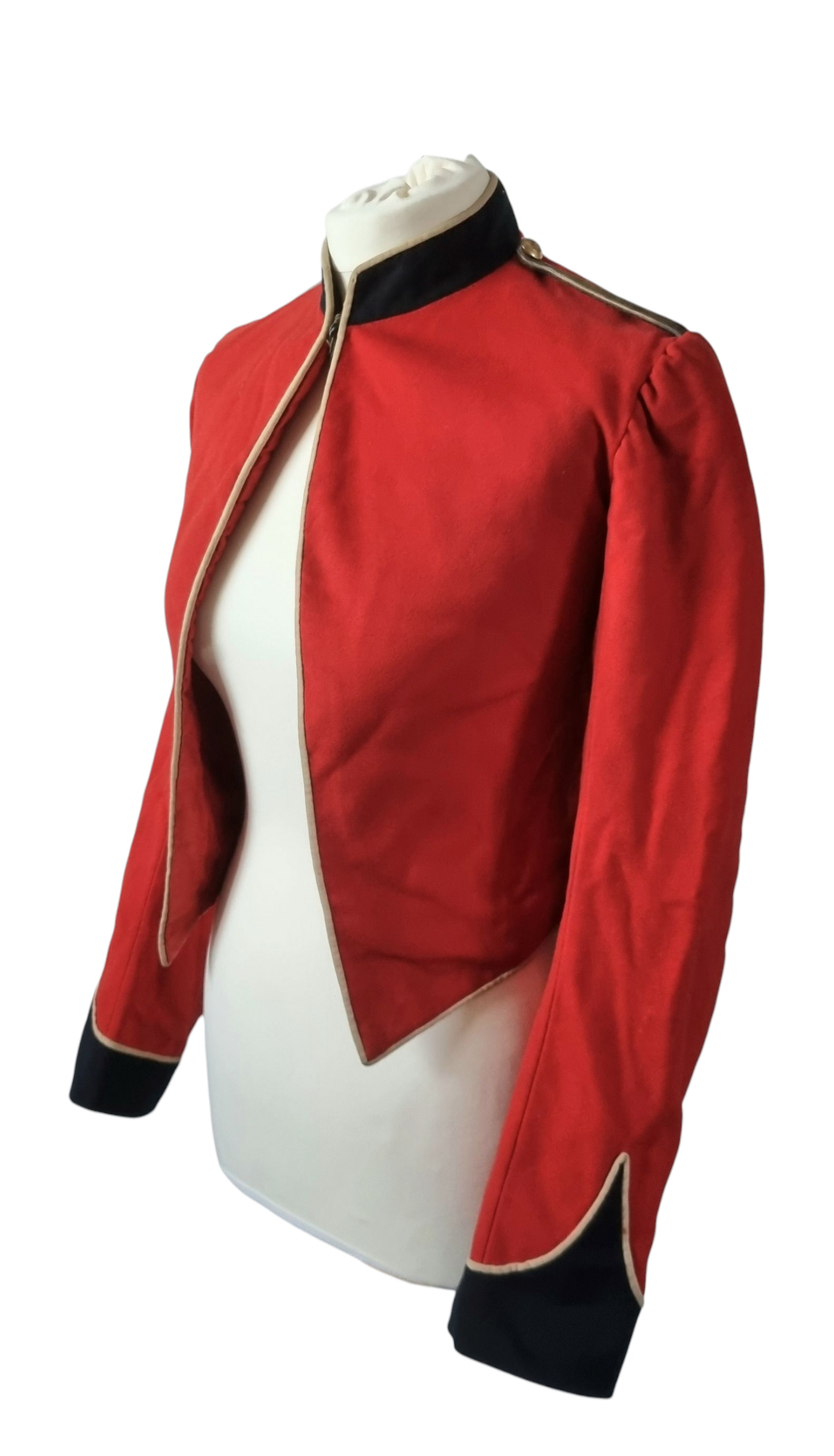 Victorian Boer War Era Colonel's Scarlet Mess Dress Jacket Dated 1901