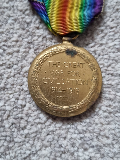 WW1 British Medal Trio Able Seaman R Hunter Merchant Fleet Auxiliary