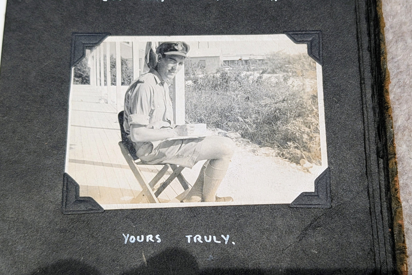 SOLD! WW2 RCAF Flying Log Book E  W Burchett With 2 Of His Photo Albums