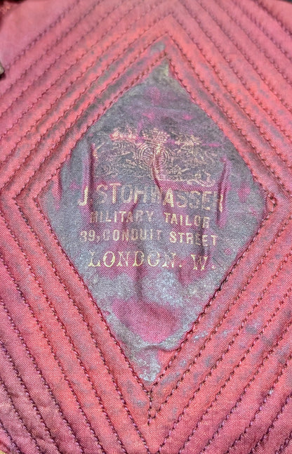 Victorian Lancashire Yeomanry Hussars Pill Box hat With Chinstrap