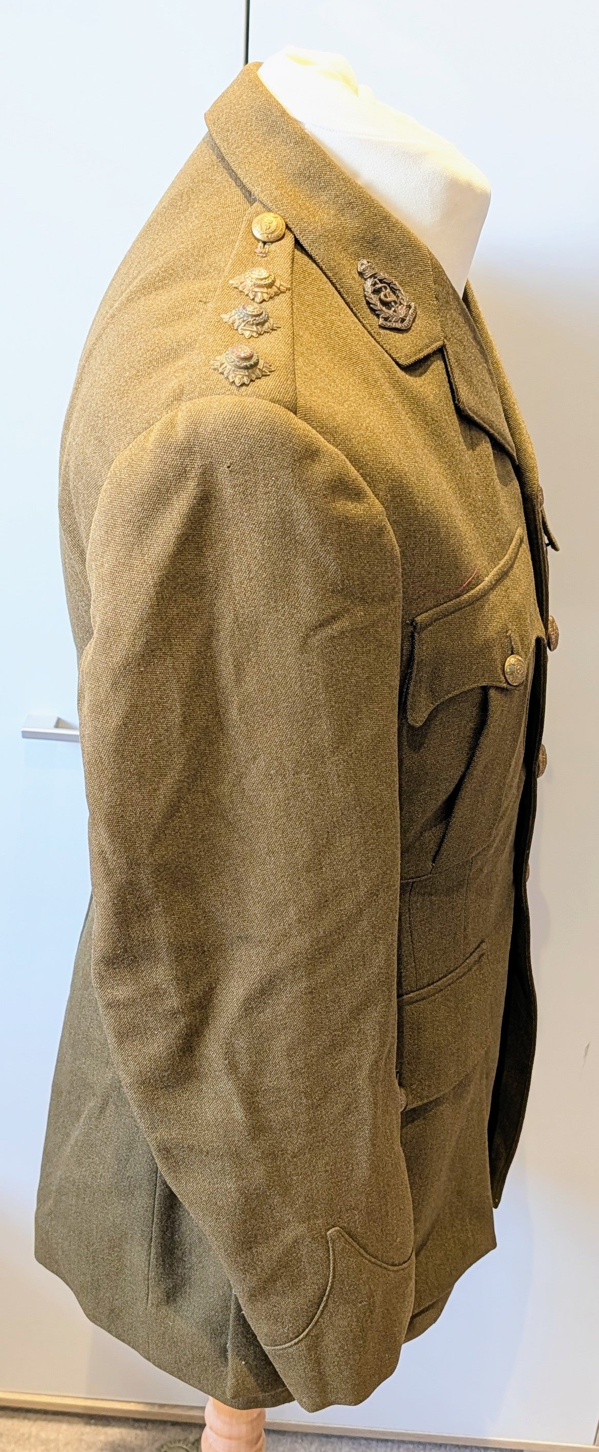 WW1 British Army Captain's Uniform Jacket Royal Army Medical Corps RAMC Named