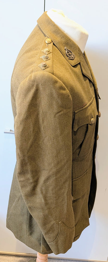 WW1 British Army Captain's Uniform Jacket Royal Army Medical Corps RAMC Named
