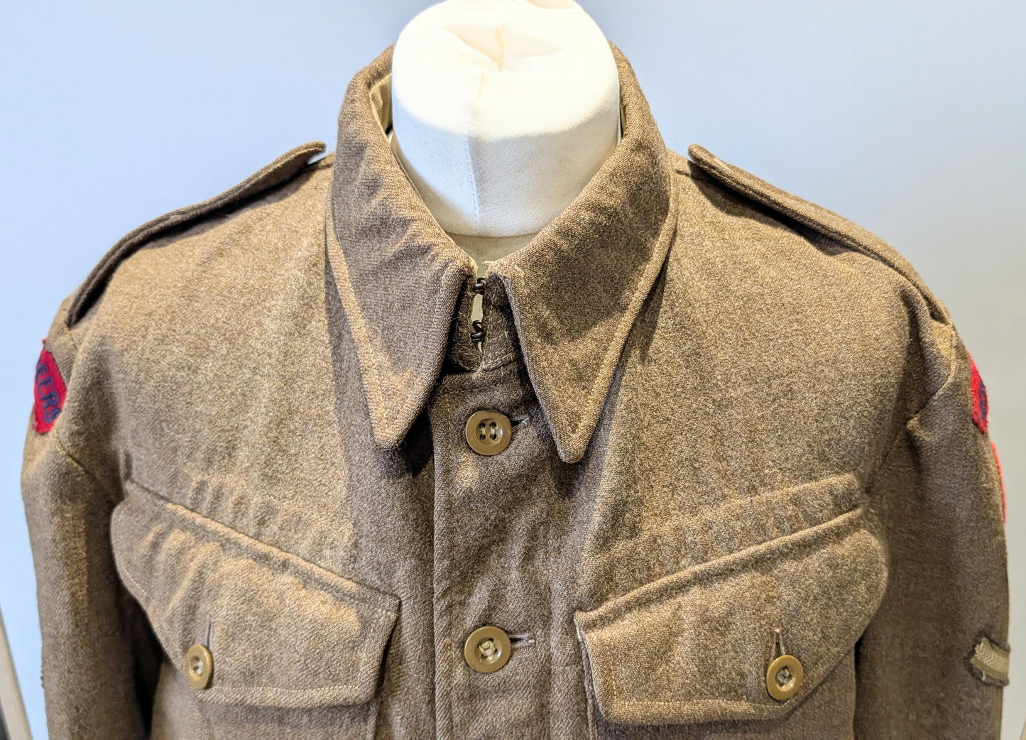 WW2 British Army 1940 Pattern Royal Engineers Scottish Command Battledress Jacket dated 1942