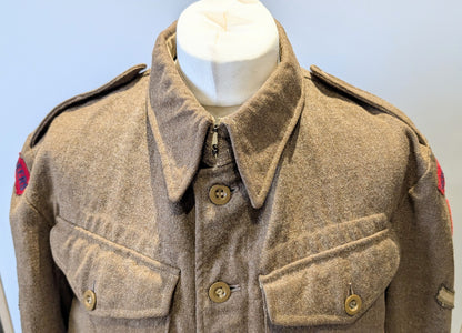 WW2 British Army 1940 Pattern Royal Engineers Scottish Command Battledress Jacket dated 1942
