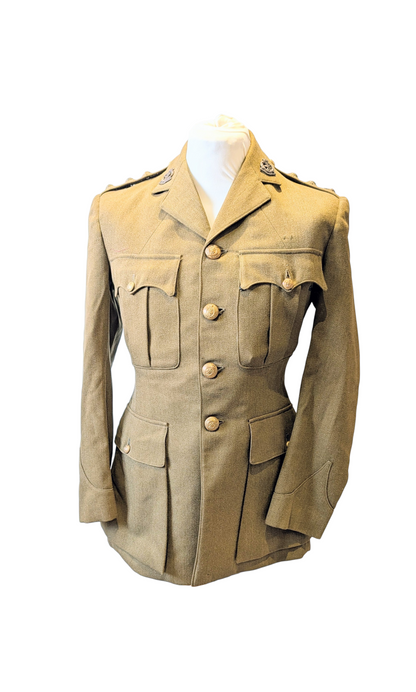 WW1 British Army Captain's Uniform Jacket Royal Army Medical Corps RAMC Named