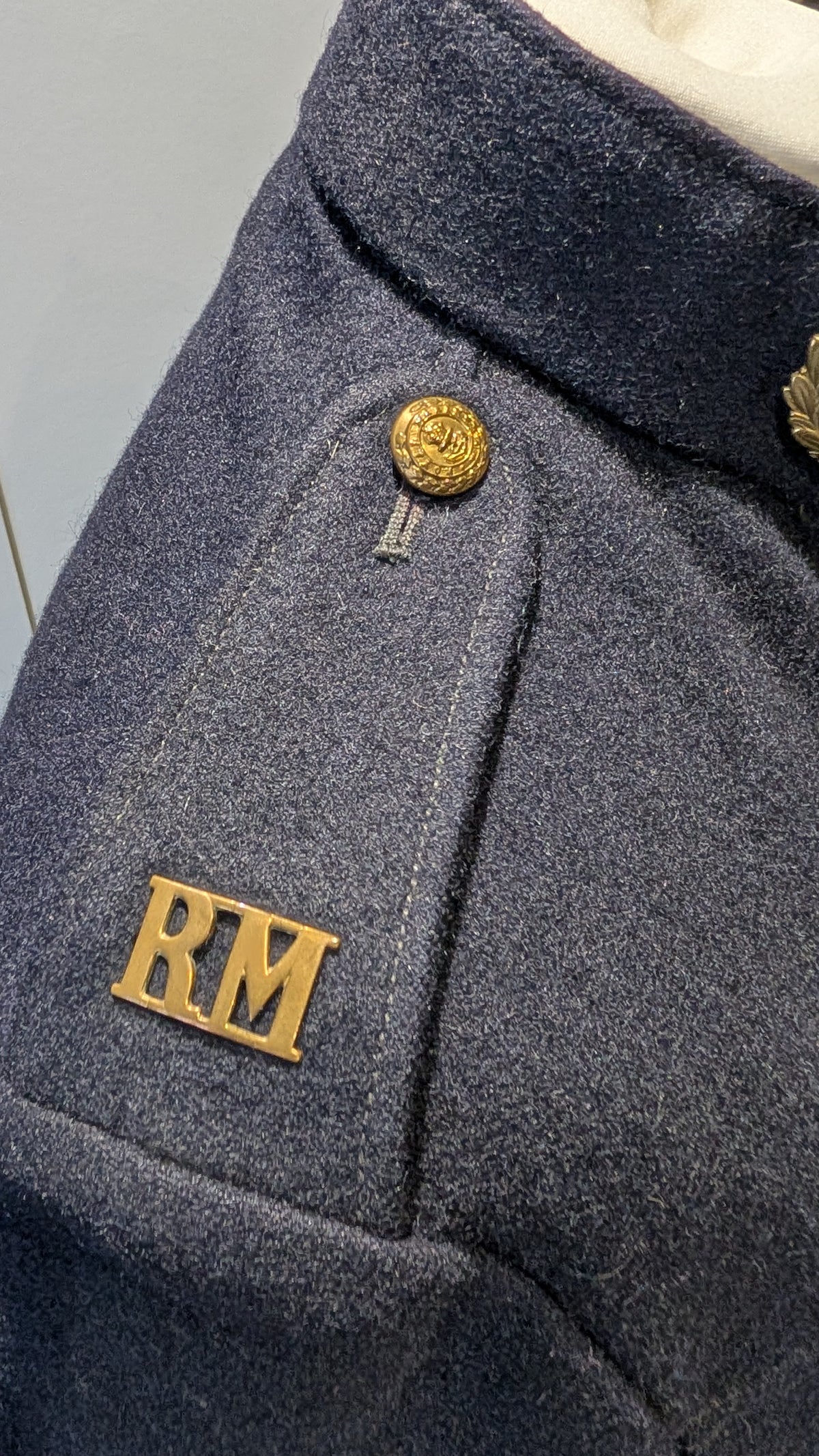 Pre 1953 Royal Marines Corporal's No1 Blue Dress Tunic WW2 Veteran