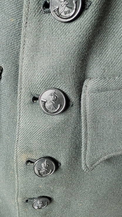 WW1 1917 Captain's Rifle Brigade No.1 Dark Green Jacket Named