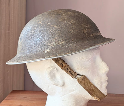 SOLD! Early WW2 Dunkirk Era British Army Brodie Helmet Dated 1939, Attributed