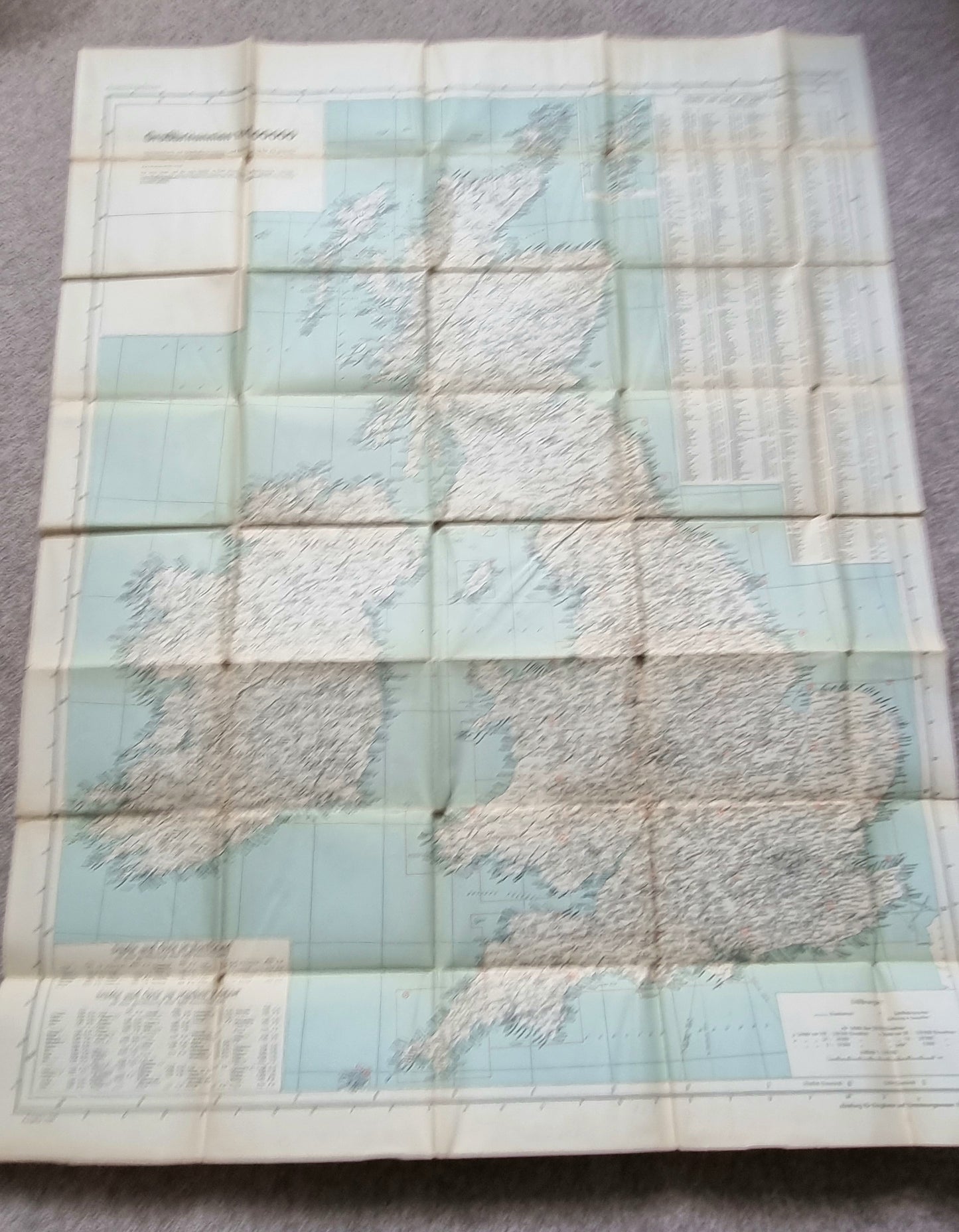 SOLD! Rare Operation Sealion  Planning Map Folder for England