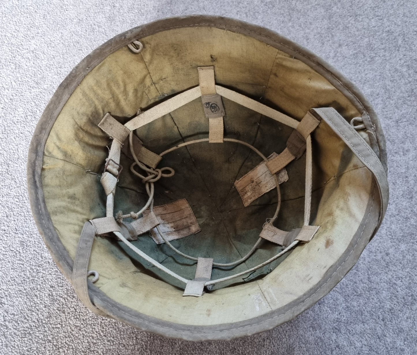 SOLD! Rare WW2 Japanese Army IJA Type 98 Bamboo Framed Pith Helmet dated 1943