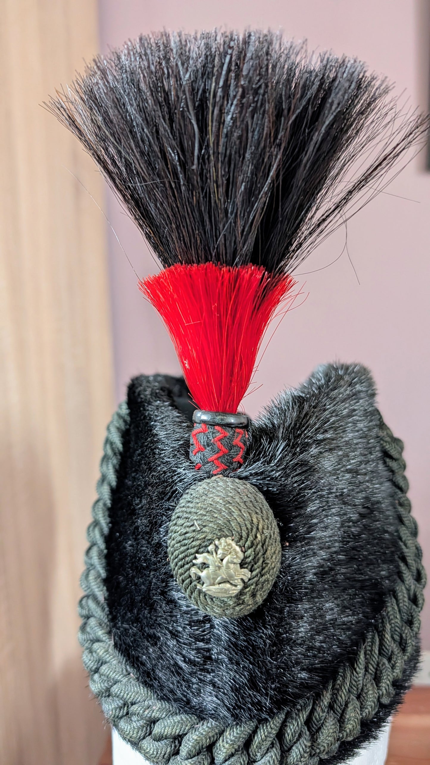 Fantastic Rare Victorian British Army St George's Rifles fur Busby
