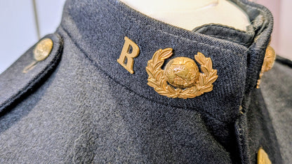SOLD! WW1 Era British Royal Marines Light Infantry Blue No 1 Jacket with Medal Bar