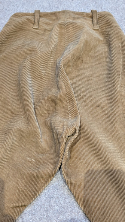 WW2 Era British WLA Womens Land Army Corduroy Breeches Home Front