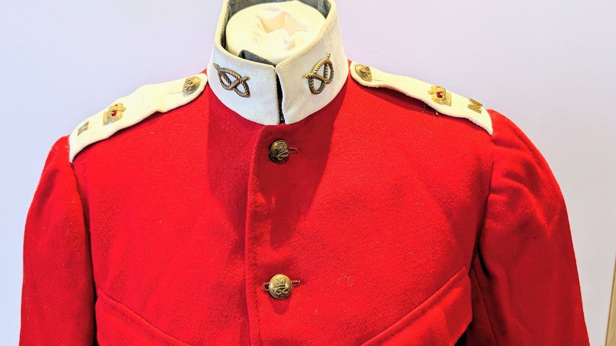 Victorian South Staffordshire Militia Major's Scarlet Service Field Jacket