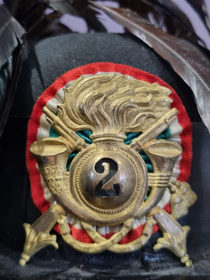 SOLD! WW2 Era Italian 2nd Bersaglieri Regiment Hat, with Plume