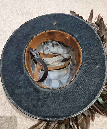 SOLD! WW2 Era Italian 2nd Bersaglieri Regiment Hat, with Plume