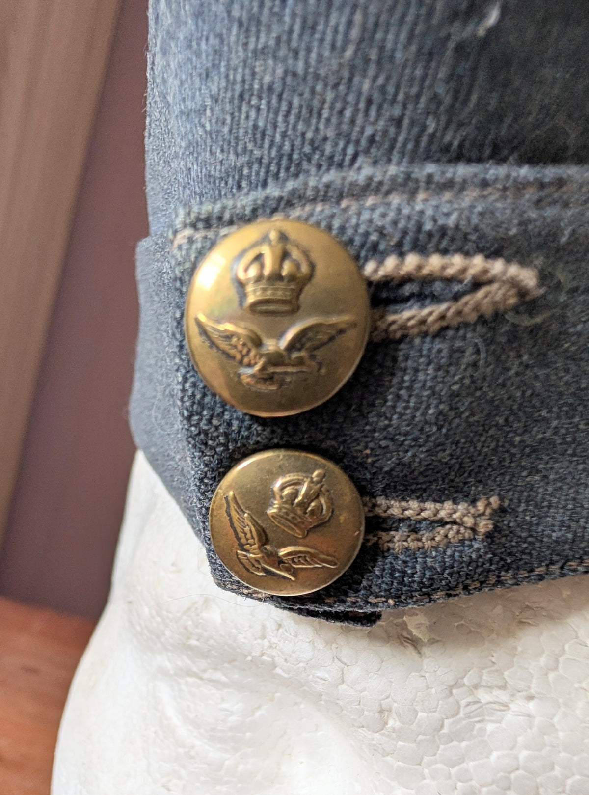 WW2 RAF Royal Air Force Officers Sidecap Dated 1944