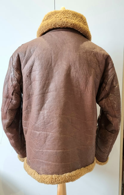 Fantastic Korean War Era 1950s RAF Irvin Sheepskin Flying Jacket