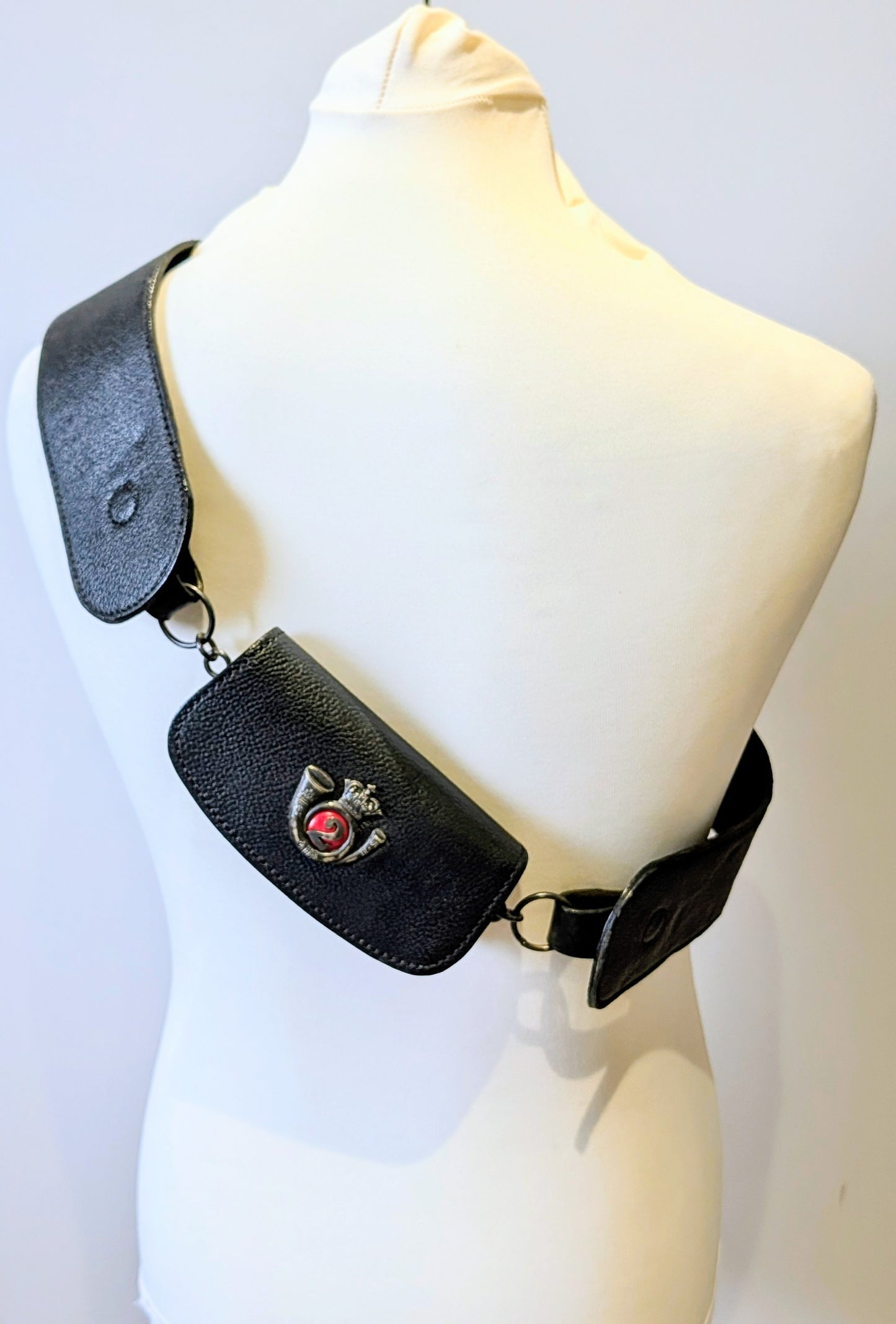 Victorian Queen's Own Rifles Of Canada QOR Leather CrossBelt & Pouch