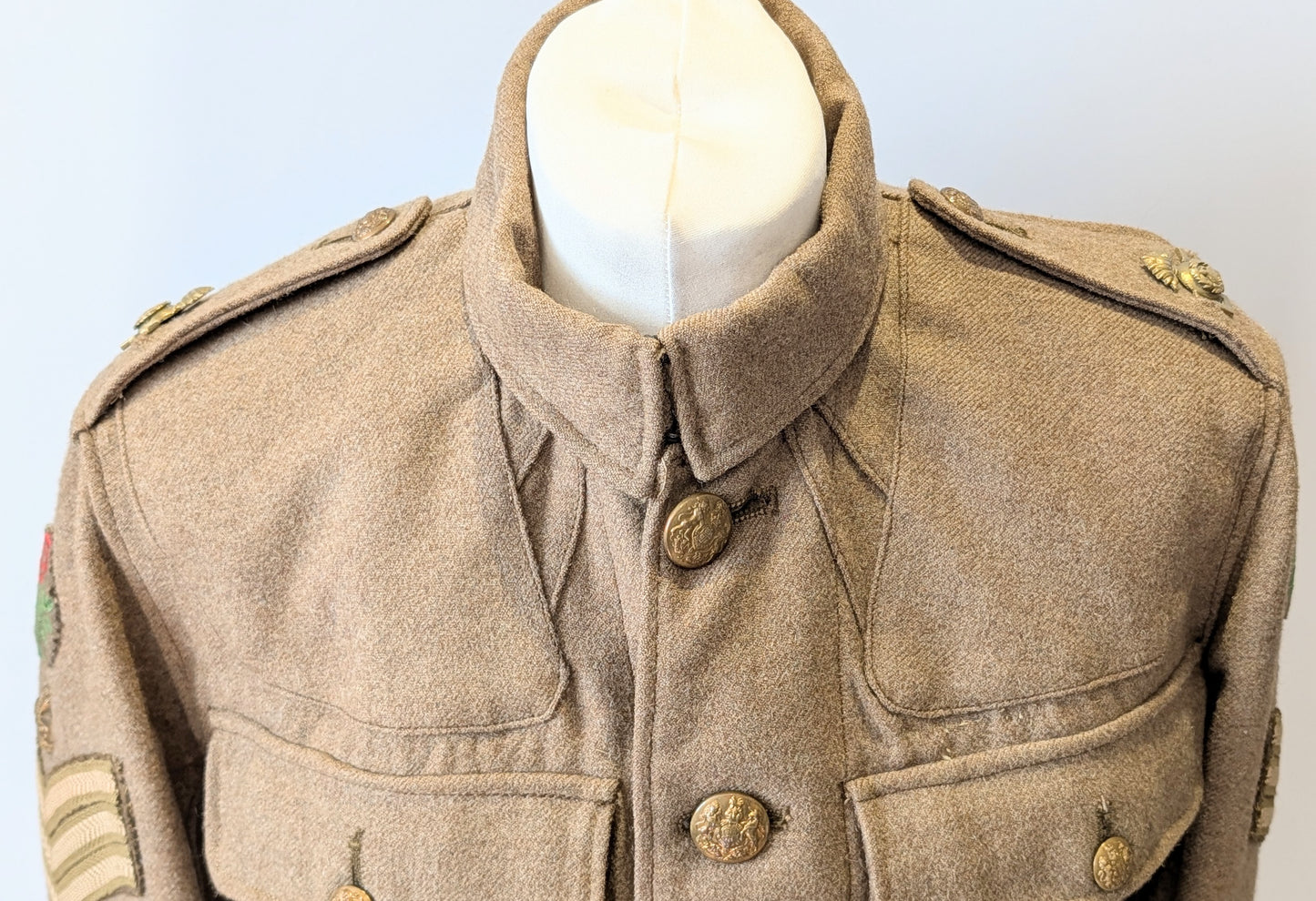 WW1 1902 Pattern ORs Tunic Jacket Lancashire Fusiliers Staff Sergeant 1916