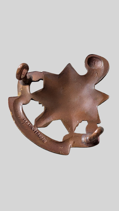 Royal Sussex Regiment Officer's Bronze Collar Badge