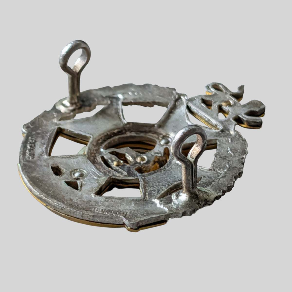 Forester Brigade Officers Silver & Gilt Cap Badge 1958-64