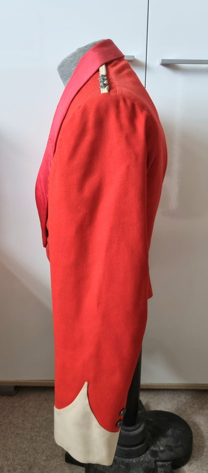 Victorian Durham Light Infantry Captain's Scarlet Mess Jacket