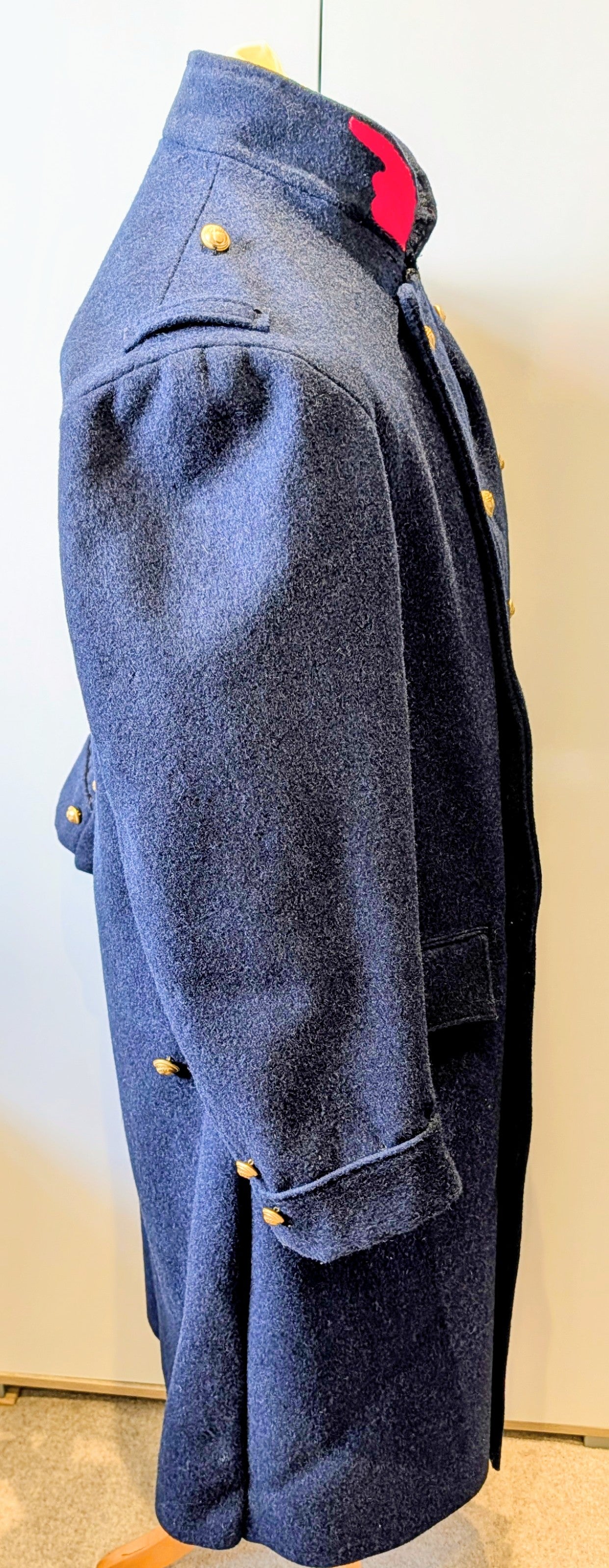 WW2 1940 Dated French Army Infantry Dark Blue Greatcoat Unissued