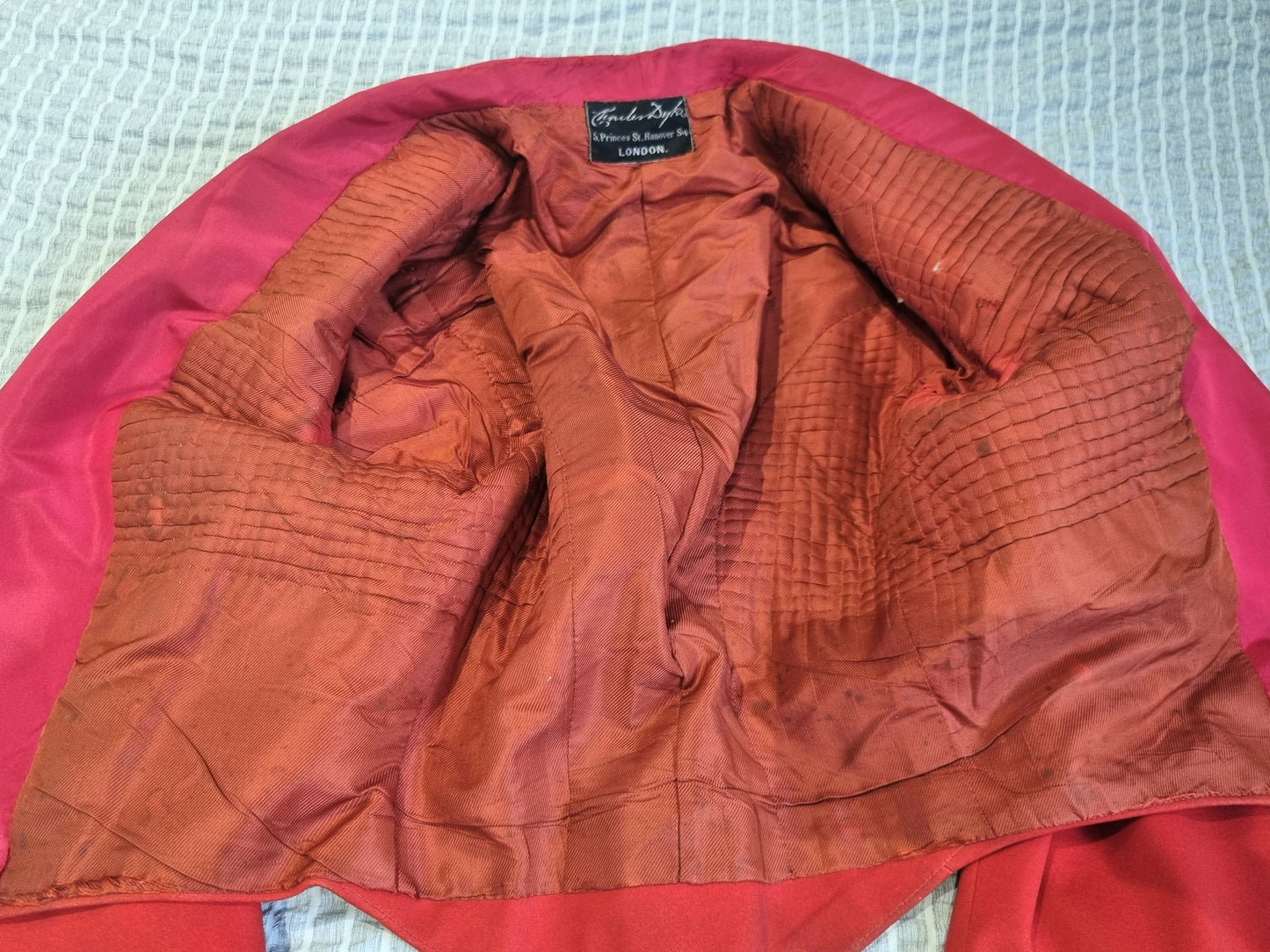 Lovely Victorian Durham Light Infantry Mess Jacket & Matching Waistcoat