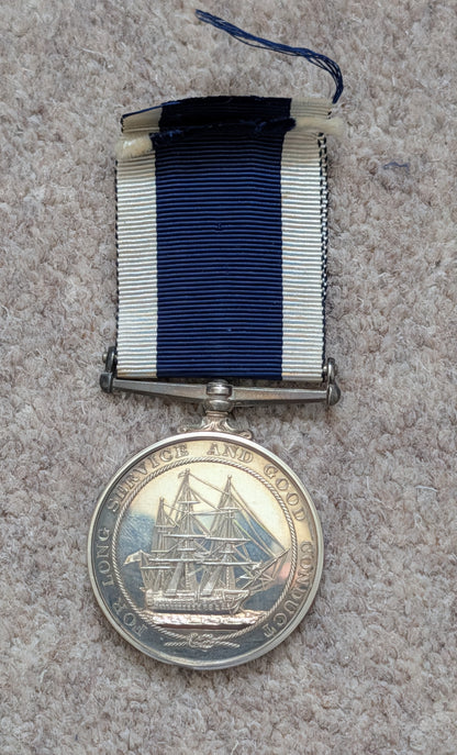 EIIR Royal Navy Fleet Air Arm FAA Long Service & Good Conduct Medal B GUNN