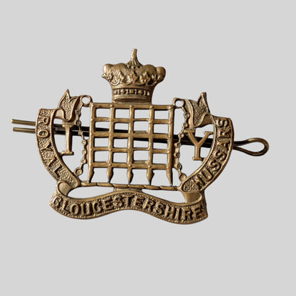 Royal Gloucestershire Hussars Imperial Yeomanry Gilding Metal Cap Badge