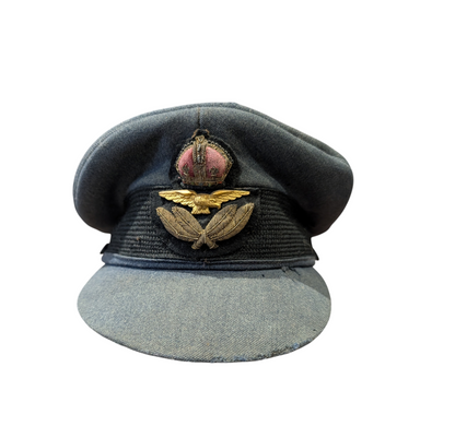SOLD! WW2 RAF Officers Peaked Visor Cap