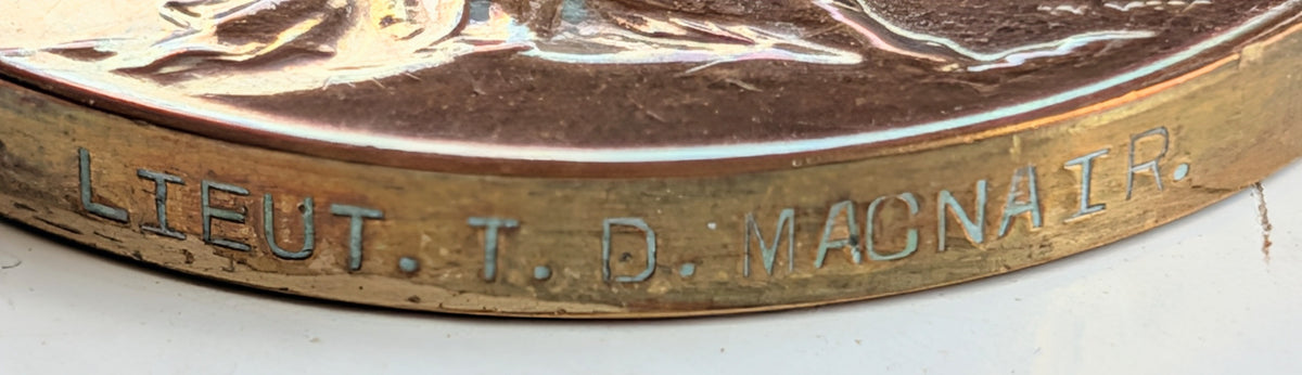 WW1 Mons Star With Clasp Quartet With Territorial Efficiency - Thomas MacNair