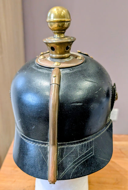 M1897 WW1 German Army Prussian Enlisted Man's Artillery Kugelhelm