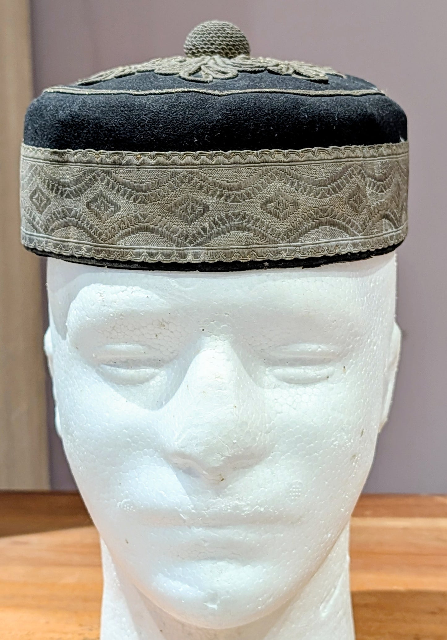 Victorian Lancashire Yeomanry Hussars Pill Box hat With Chinstrap