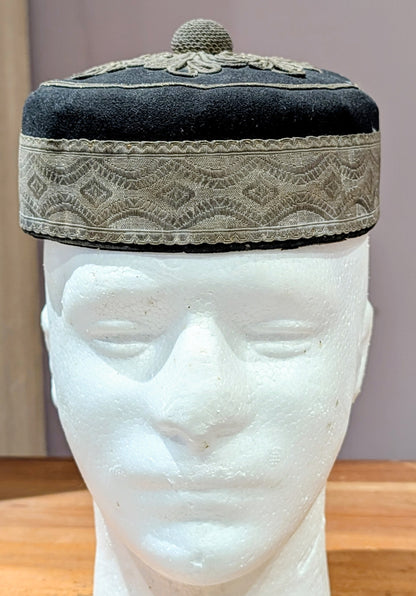 Victorian Lancashire Yeomanry Hussars Pill Box hat With Chinstrap