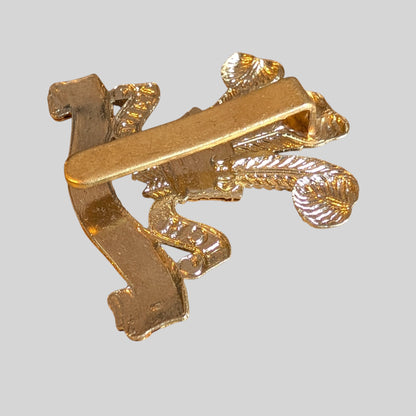 The Royal Hussars Bimetal Anodised Cap Badge