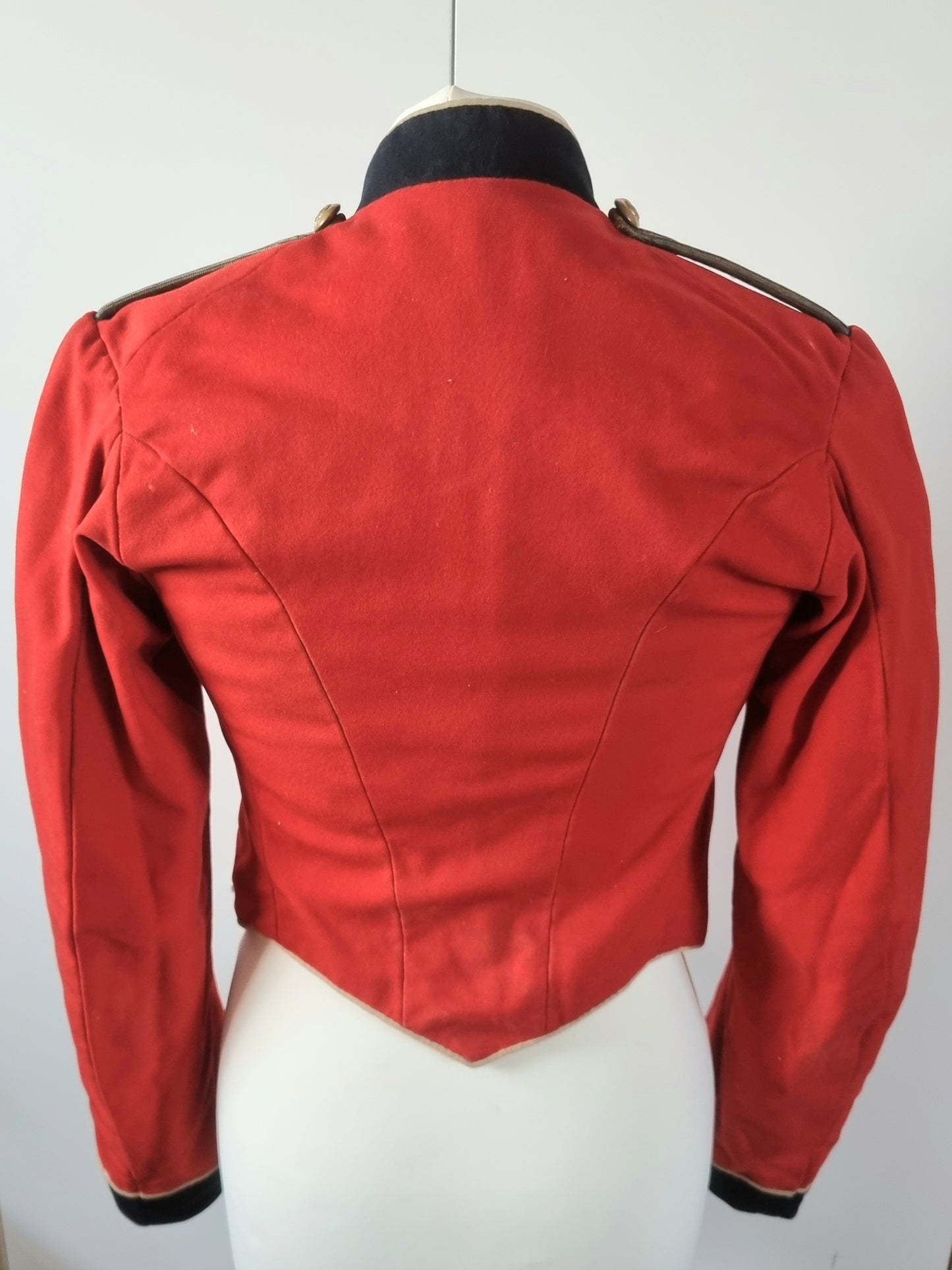 Victorian Boer War Era Colonel's Scarlet Mess Dress Jacket Dated 1901