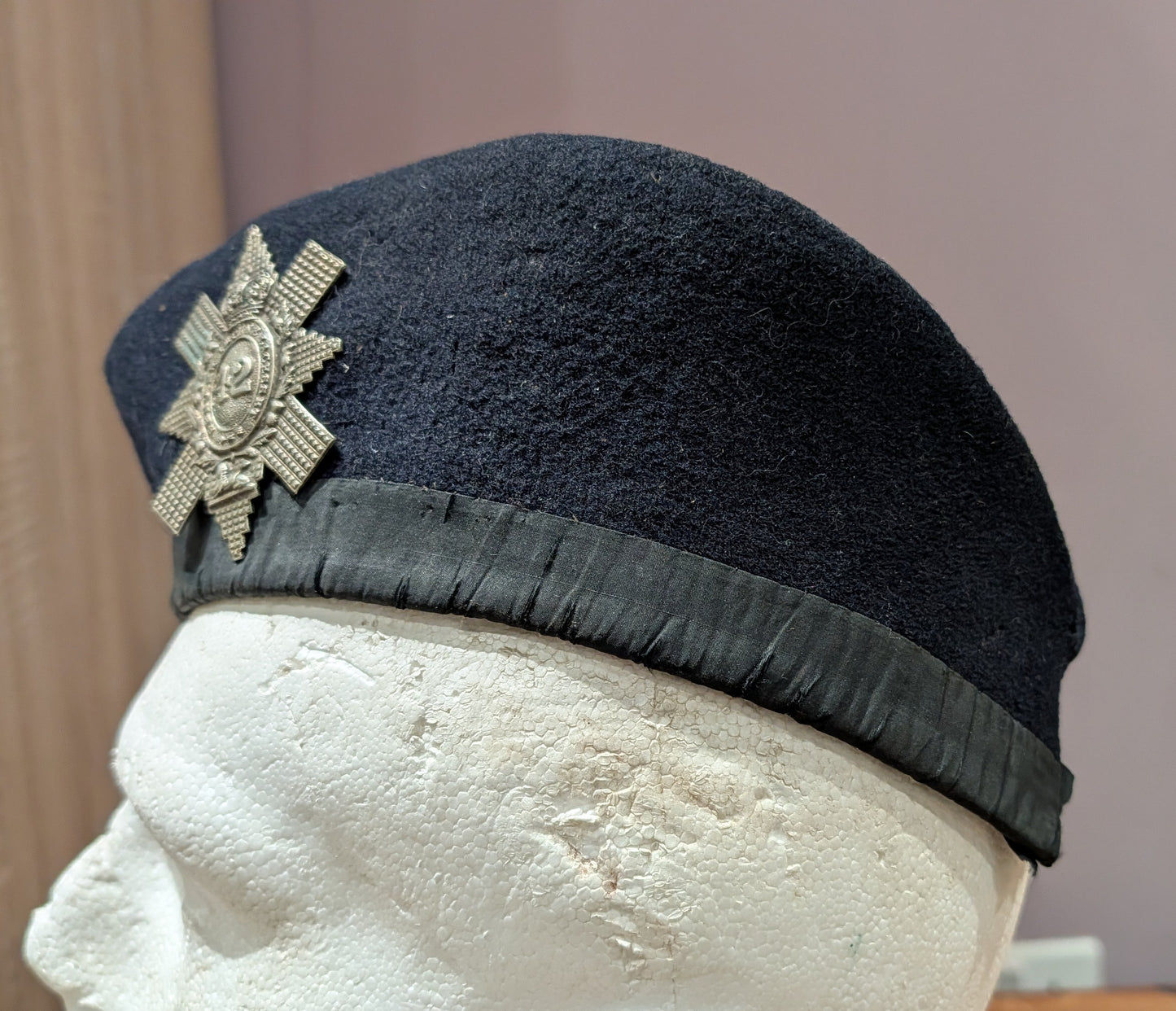 Rare Victorian British Army 42nd Regiment Of Foot Glengarry Cap