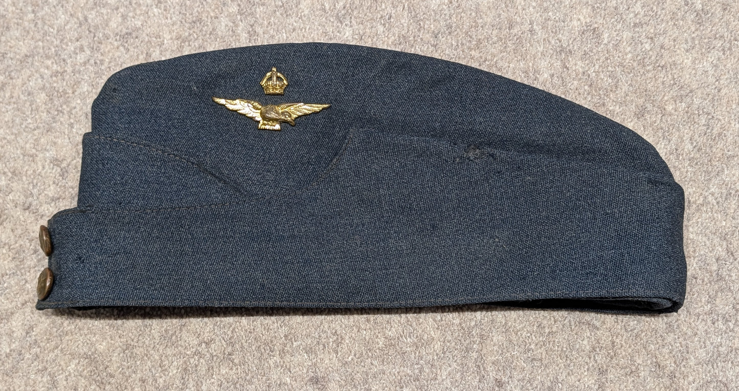 WW2 RAF Royal Air Force Officers Sidecap Canadian Made